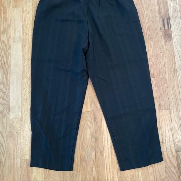 Alfred Dunner black linen blend pull on pants size 16 - Picture 3 of 12